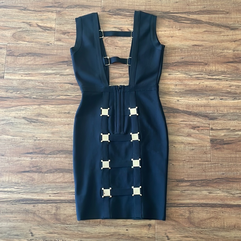✨NWOT✨ SEXY little black dress, size L - Picture 3 of 5